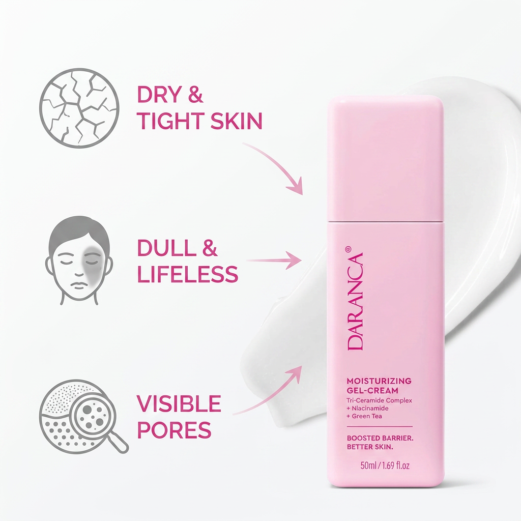 Face Skin Green Tea Niacinamide Ceramide Gel Facial Cream