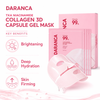 Private Label 99% TXA Niacinamide Collagen 3D Capsule Facial Mask Brightening Firming Deep Hydrating Hydrogel