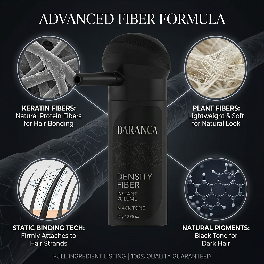 Daranca Density Fiber Hair Building Fibers