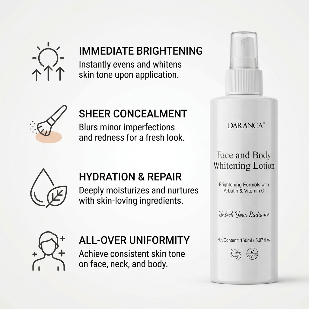 Face and Body Whitening Lotion Spray