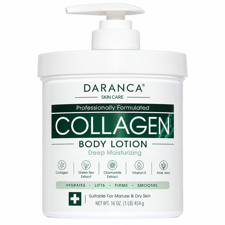 Daranca Collagen Body Lotion with Green Tea Chamomile Vitamin E Aloe Vera
