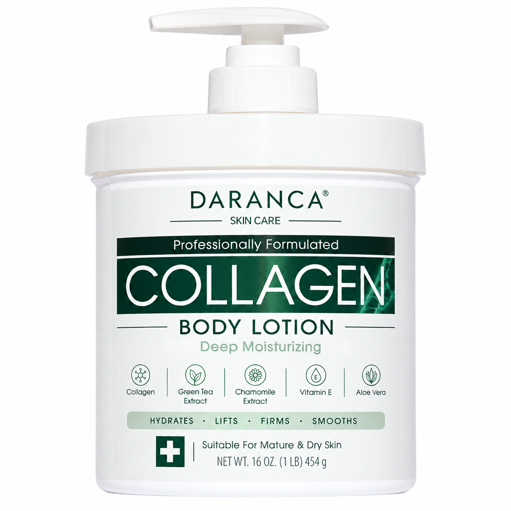 Daranca Collagen Body Lotion with Green Tea Chamomile Vitamin E Aloe Vera