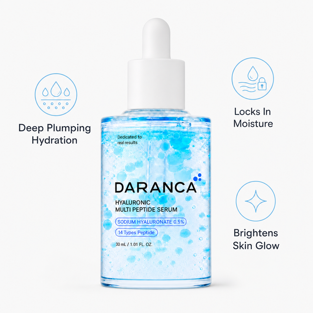 OEM ODM Hyaluronic 14 Types Multi Peptide Face Serum Sodium Salmon DNA PDRN Long Lasting Plumping Hydrating