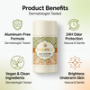 Aluminum Free Salt & Stone Natural Deodorant - Santal & Vetiver