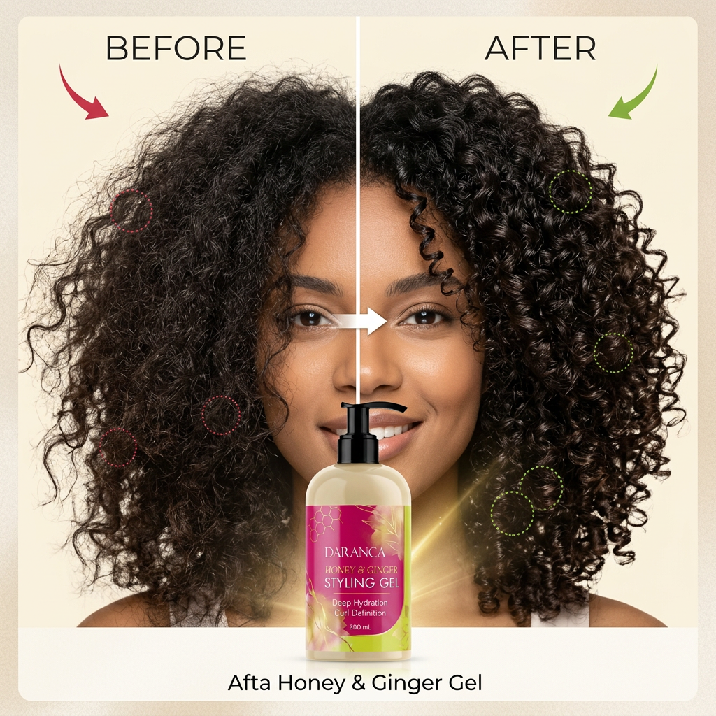 Ginger & Honey Curl Styling Hair Gel