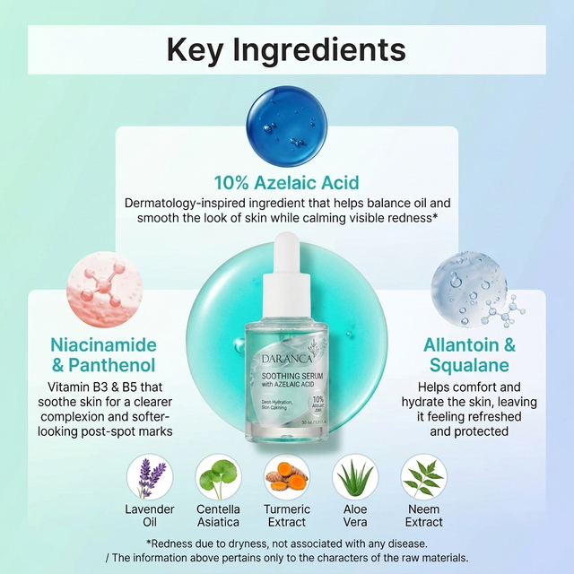 10% Azelaic Acid Soothing Facial Care Serum 30ml