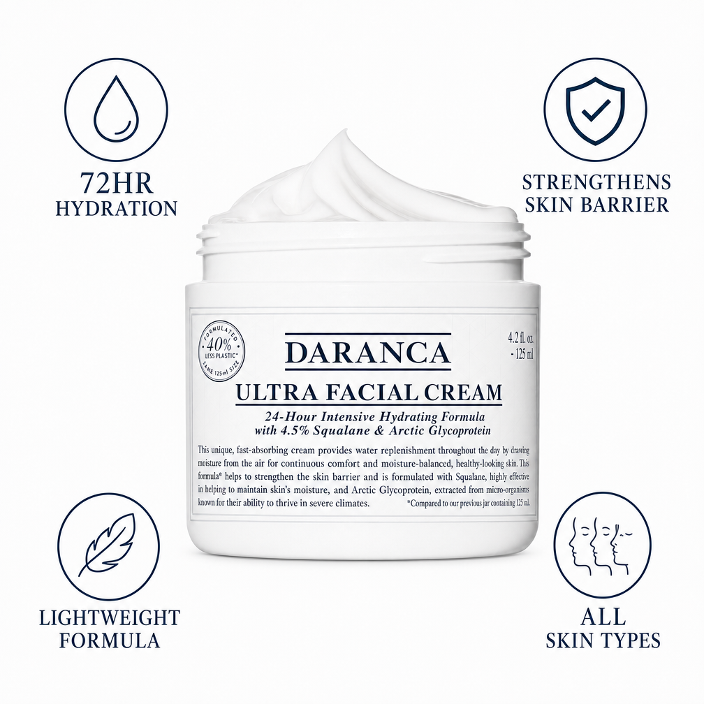 Wholesale Custom DARANCA Ultra Face Cream 4.5% Squalane Barrier Repair Moisturizer 125ml