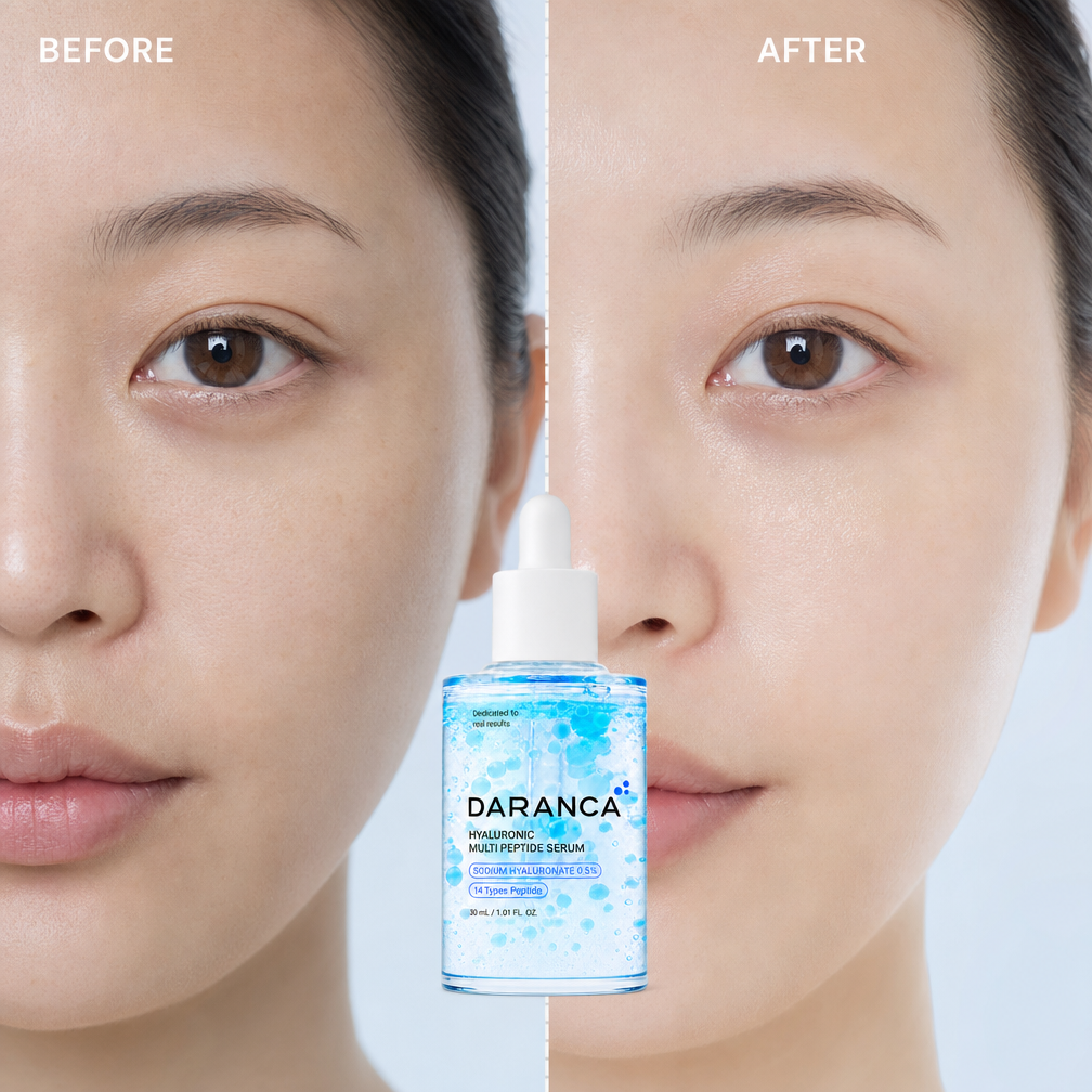 OEM ODM Hyaluronic 14 Types Multi Peptide Face Serum Sodium Salmon DNA PDRN Long Lasting Plumping Hydrating