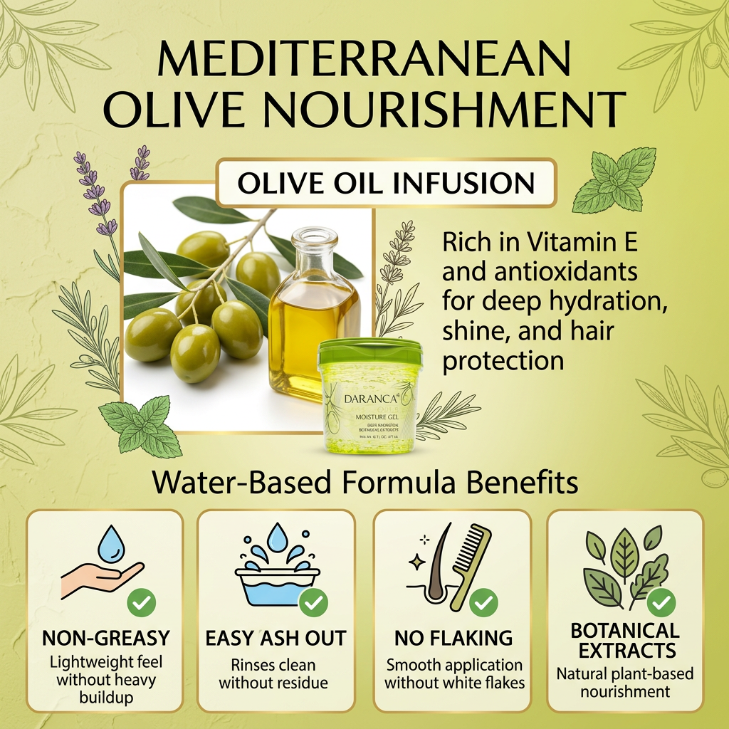 Olive Oil Curl Hair Product Deep Moisturizing Hydrating Gel