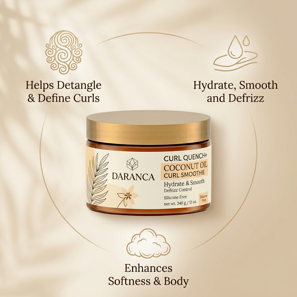 Curl Quench Coconut Oil Smoothie Hair Cream