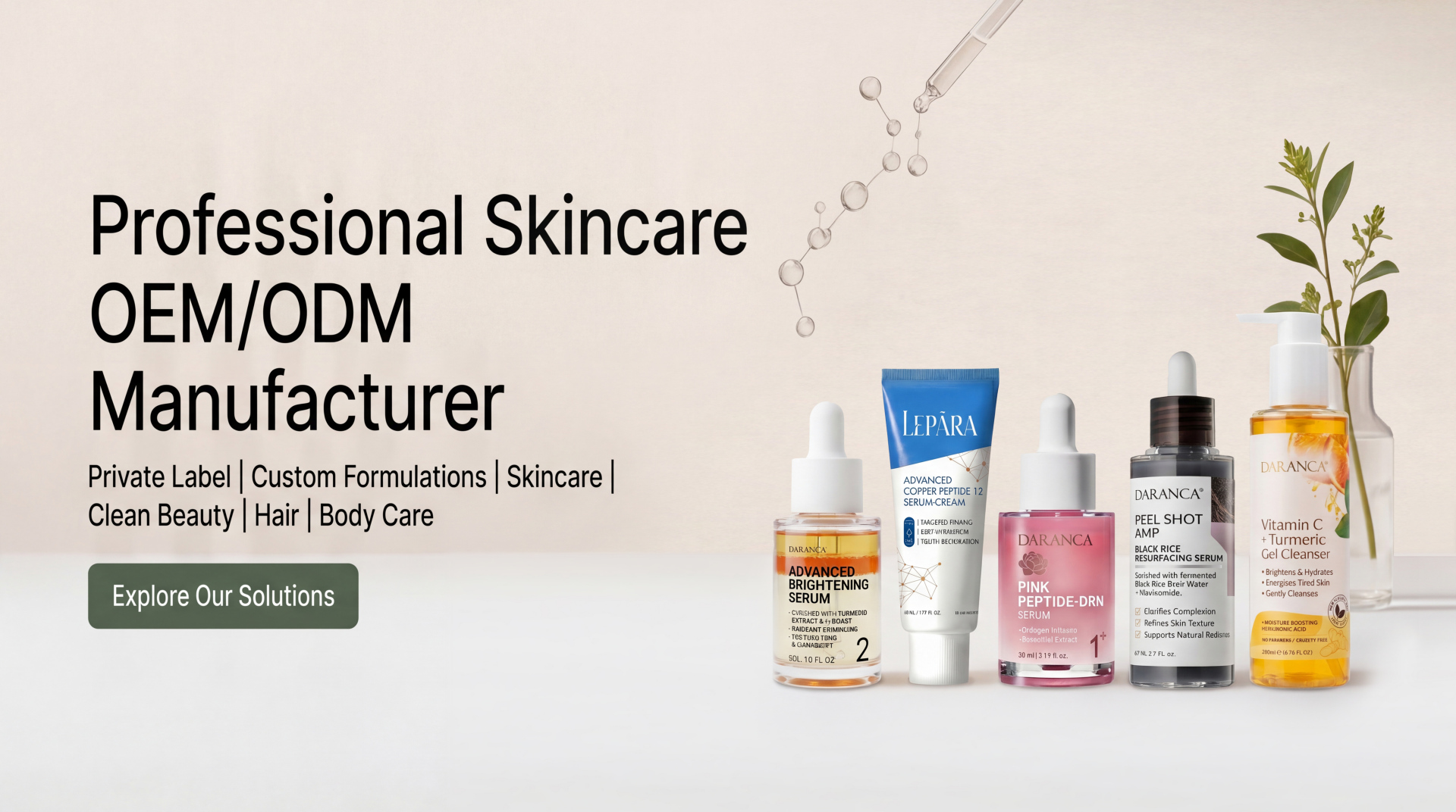Professional Skincare OEM Manufacturer